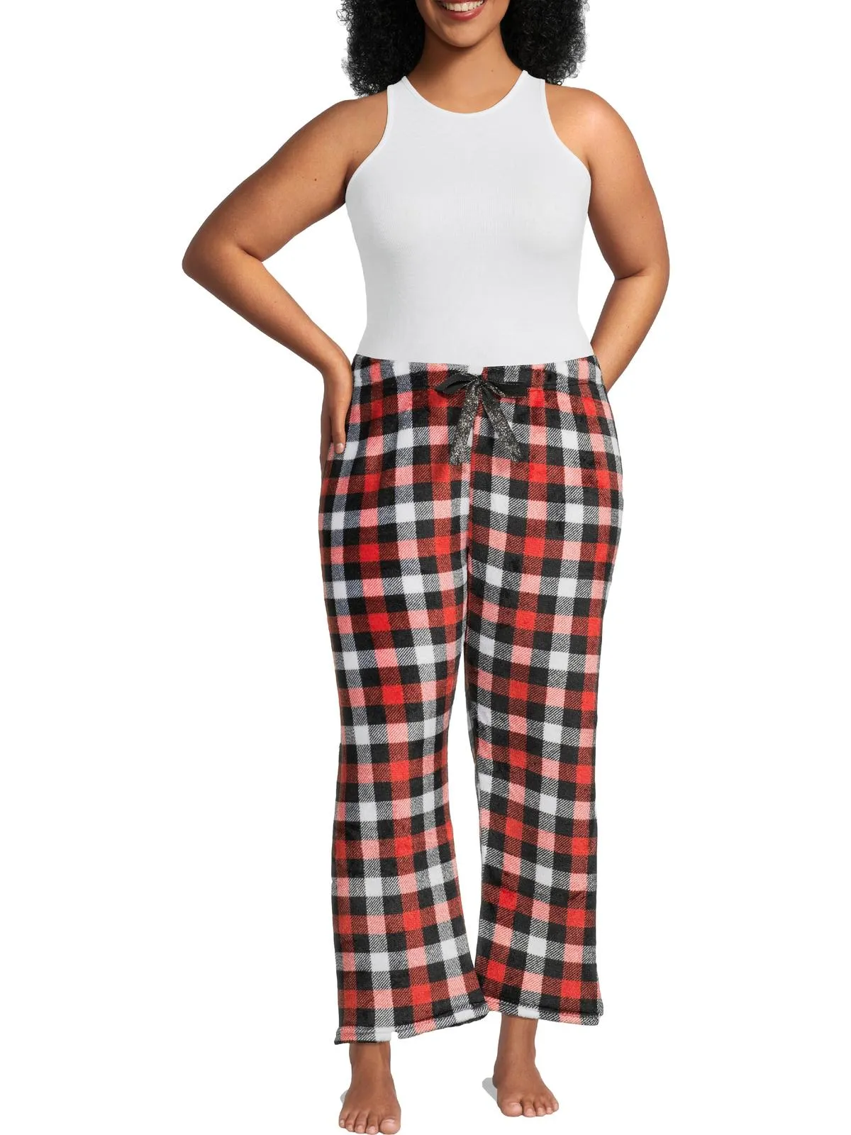 Plus Womens Comfy Sleepwear Pajama Bottoms