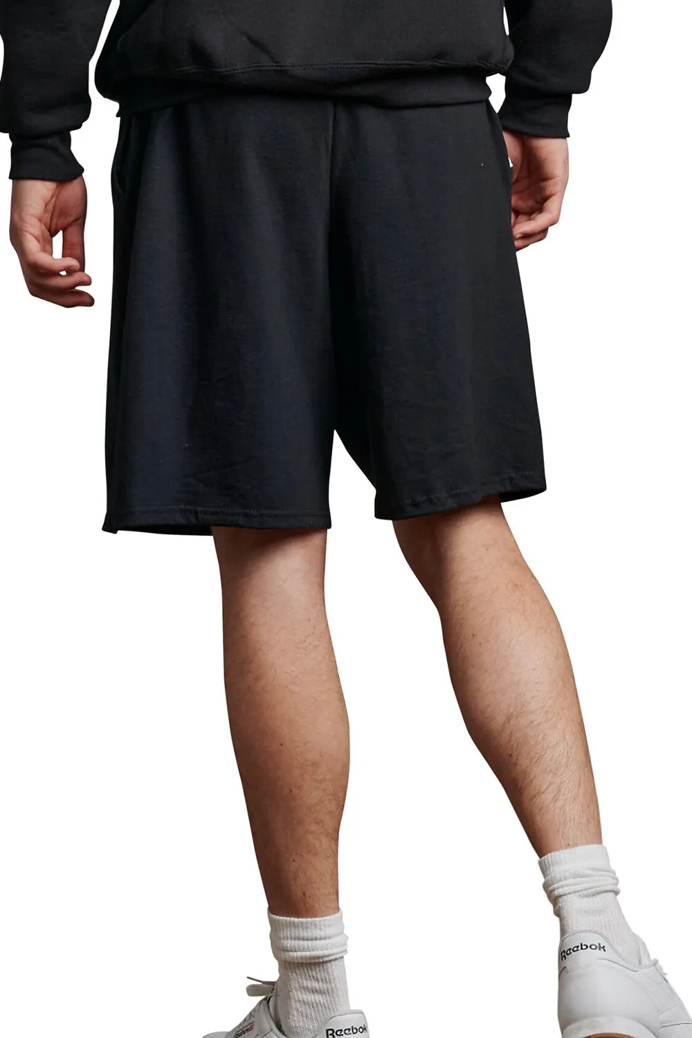 Russell Athletic Mens Classic Jersey Shorts w/ Pockets - Black